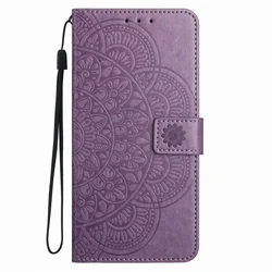 Elegant Wallet Cover for Women - Lady Girl Case (Purple PG)