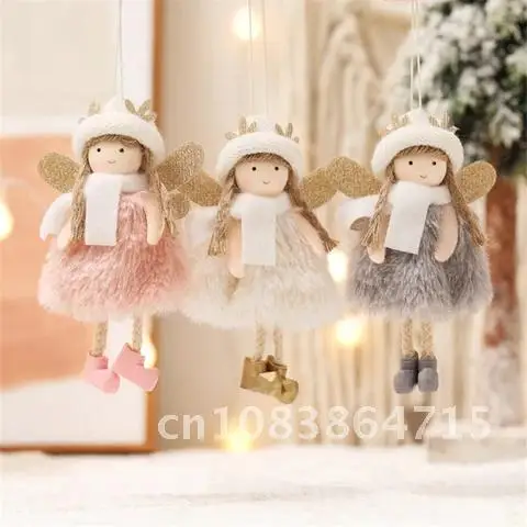 

2021 Angel Doll Collection Christmas Newest Xmas Tree Decor Ornaments Home Decorations for Christmas New Year 2022 Gifts Navidad