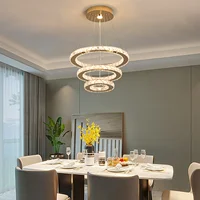 French luxury crystal chandeliers Hall living room Led ceiling lamp pendant ceiling light Room Kitchen Dining table decoration ﻿ - Image 2