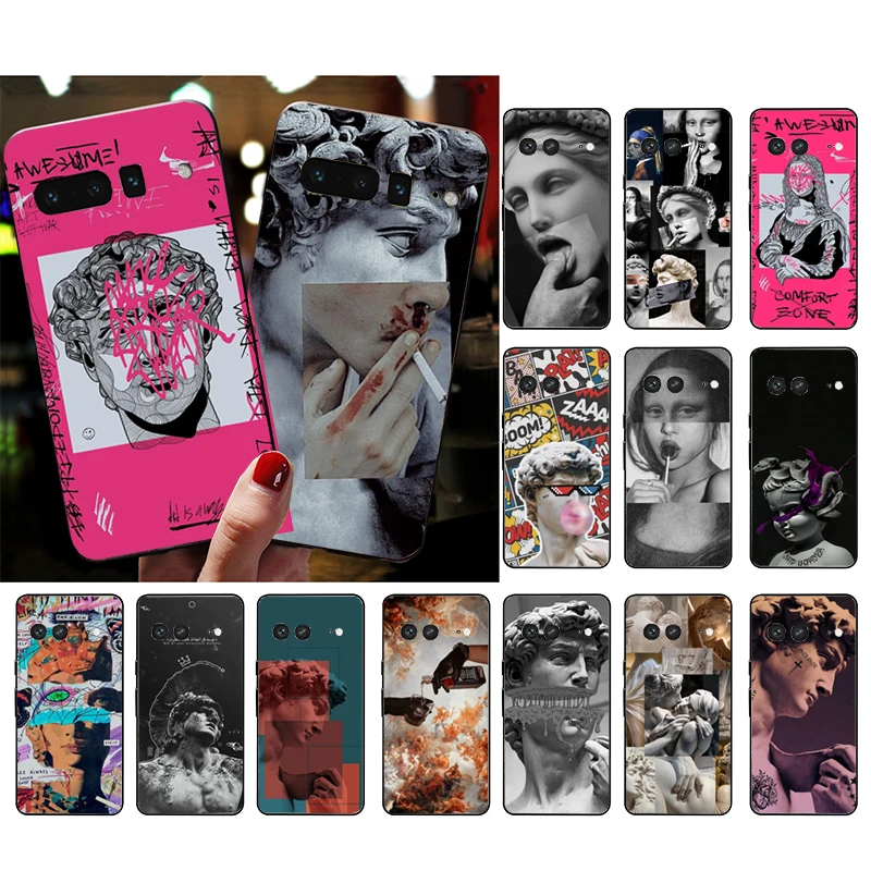 

Graffiti Great Art Aesthetic David Phone Case For Google Pixel 8 7 Pro 7A 7 6A 6 Pro 5A 4A 3A Pixel 4 XL Pixel 5 6 4 3 3A XL