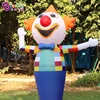 EXQUISITE 2.7mH(9ft)  Inflatable Funny Clown Waving Hand Air Dancer Model Toys For Advertising/Decoration 1