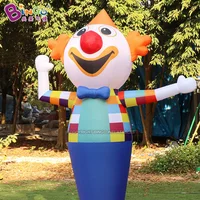 EXQUISITE 2.7mH(9ft)  Inflatable Funny Clown Waving Hand Air Dancer Model Toys For Advertising/Decoration 1