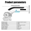 Cordless Electric Scissors Rotary Cutter USB Charging Lithium-Ion Home Tailor Electric Scissors for Cutting Fabric/Leather 6