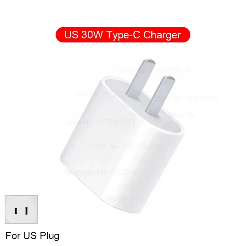 ตัวเลือกสินค้า ชาร์จเร็ว 30W สำหรับ iPhone 15 14 Pro Max สายชาร์จ USB-C