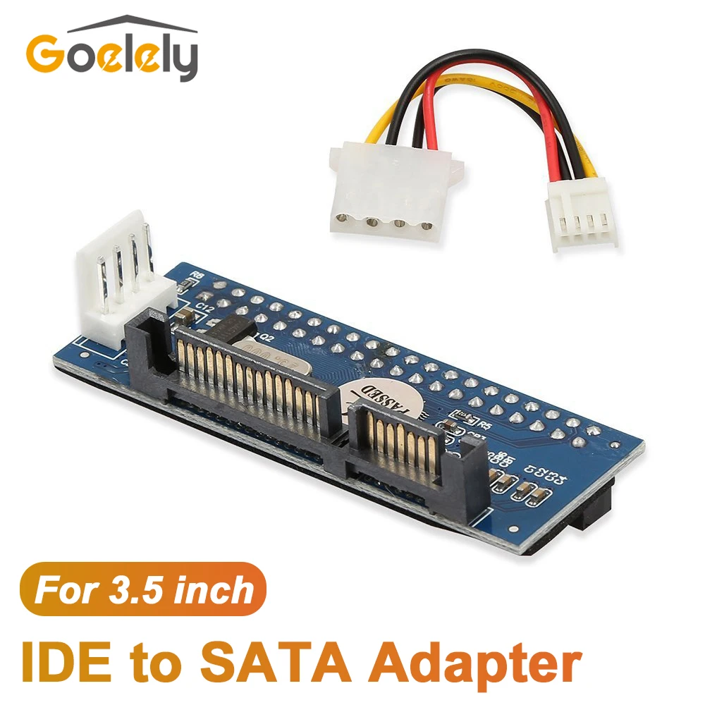 Goelely external ide to usb sata adapter for 3 5 inch hard disk 40 pins
