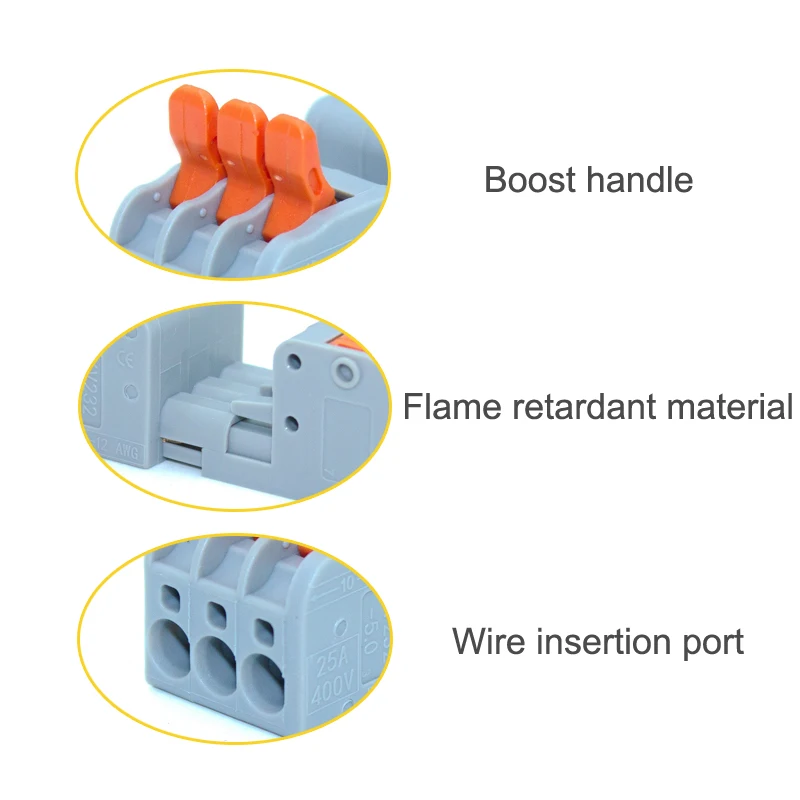 Wire Connector 10PCS Universal Compact for Lamp Wiring