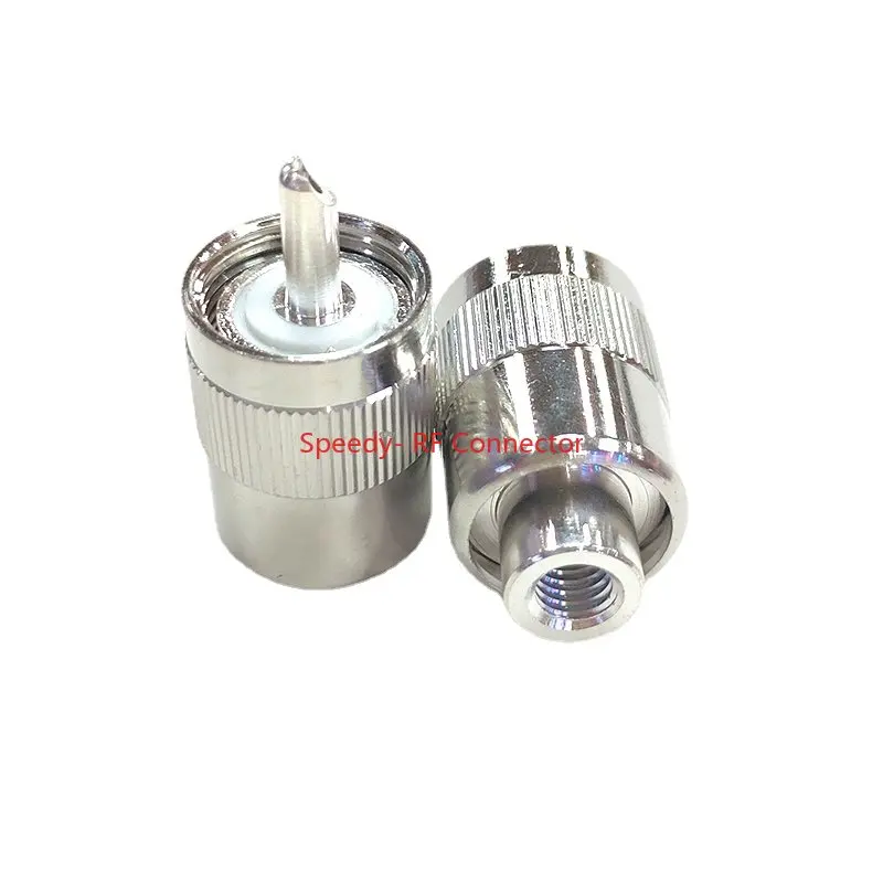 Adaptador F Macho A PL259 Pack De 2 Adaptadores F Macho A PL259