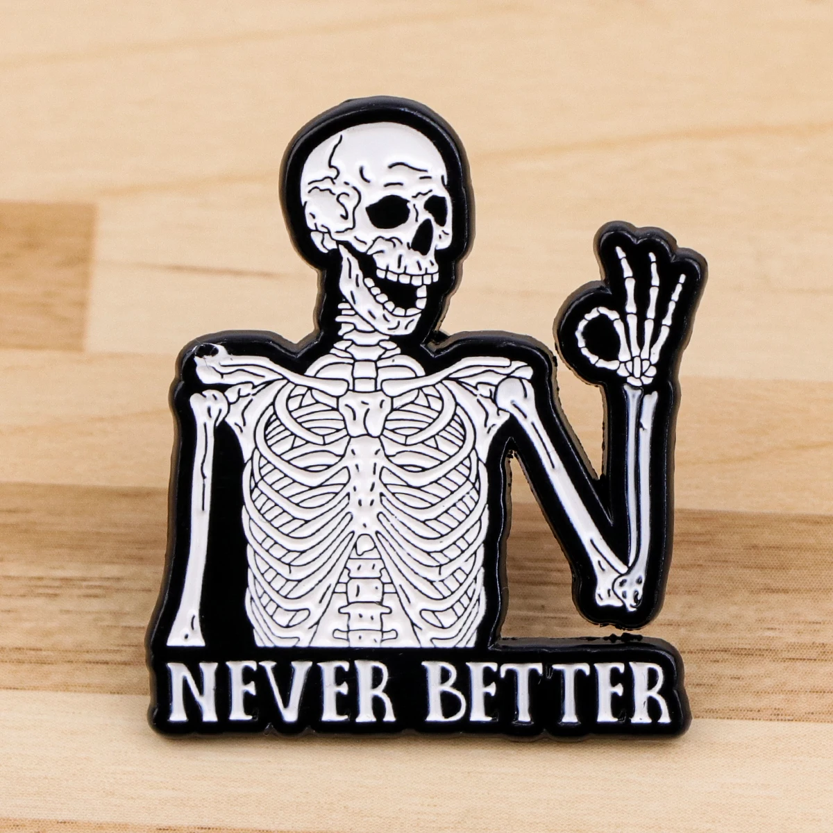 Warnschilder Kreativität Emaille Pins Frauen Abzeichen Rucksack Kragen Anstecknadel Hut Schmuck Geschenke für Freunde – Detail 5