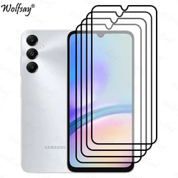 Premium 6.7 Full Cover Tempered Glass Screen Protector for Samsung A05S (4PCS Tempered Glass)