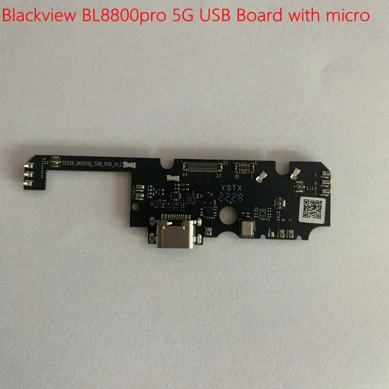 For Blackview BV8800 4G BL8800 Pro 5G Original USB Board Microphone Charger Circuits Dock Connector Mobile Phone Accessories