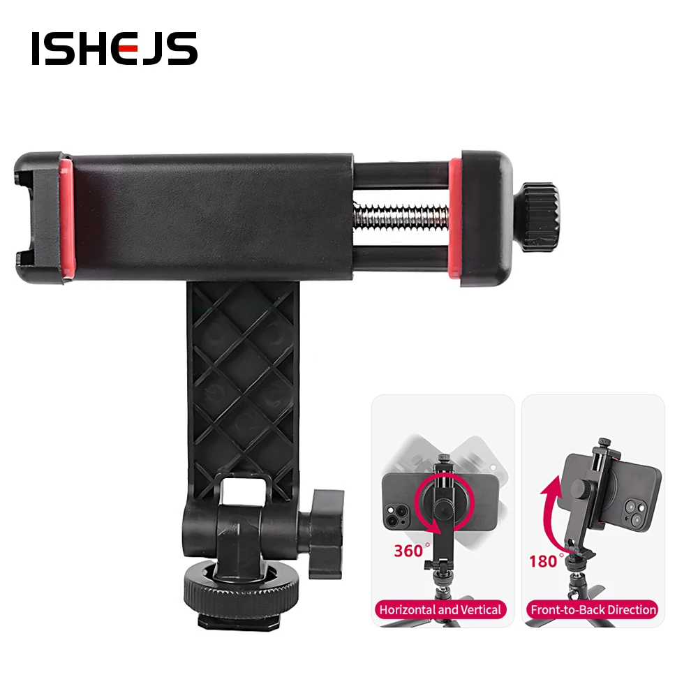 ISHEJS SH-18 Vertical Shooting Phone Mount Holder for DSLR Camera ...