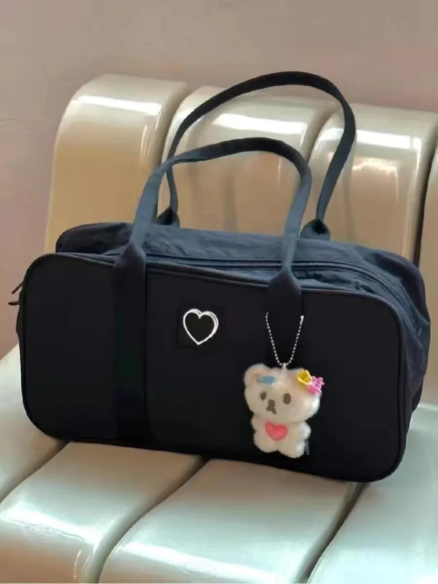 mazzzzy-korean-instagram-niche-design-love-fashion-large-capacity-boston-bag-travel-storage-bag-korean