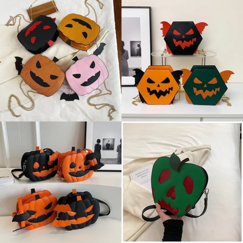 

Halloween Pumpkin Shoulder Bag Y2k Fashion Underarm Harajuku Tote Bag Crossbody Ladies Bags Women Purses Bagutte Handbags
