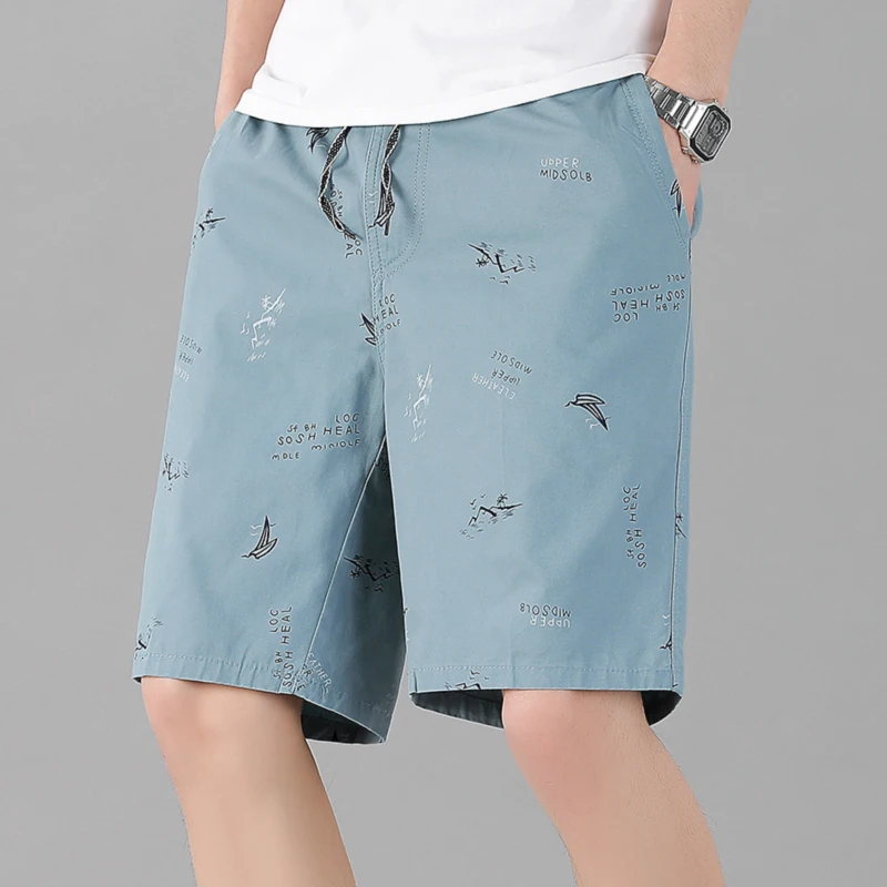 Men Summer 100% Cotton Cargo Shorts Mens Fashion Casual Quick Dry Shorts Men Outwear Large Size Shorts Joggers Shorts Male 5XL