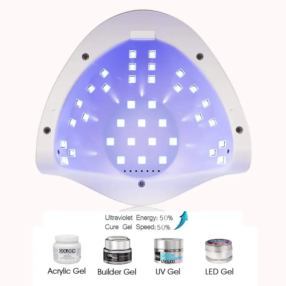 Nail Lamp UV LED 120W Nail Dryer 4 Timer Settings 36 LEDs For Curing All Gel Polish