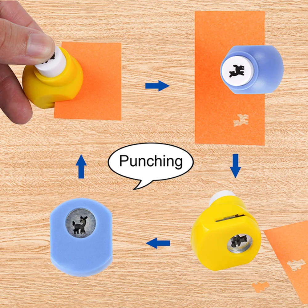 Craft Paper Punch Scrapbook DIY Mini Puncher for Kids