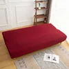 LANMOLlFE Sofa bedcover Solid Colour Armless Sofa Bed Covers Stretch Foldable sofa bed covers Fumniture Protector covers 1 piece 3