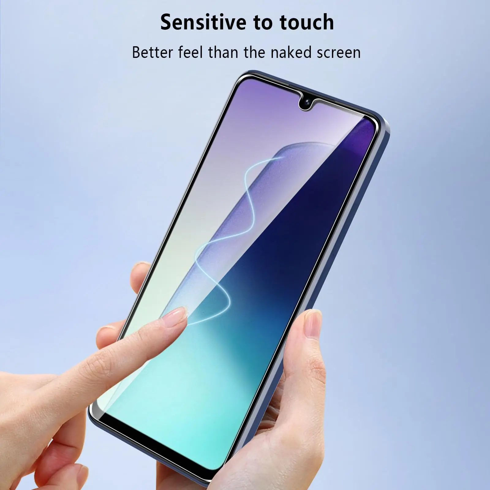 Premium Tempered Glass Screen Protector - Crystal Clear, Anti-Scratch, Case-Friendly