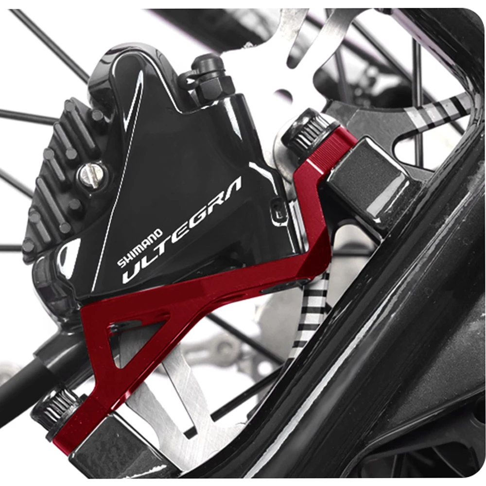 Post Mount zu Flat Mount Bremse Adapter Fahrrad Scheibenbremse Adapter Fahrrad Rahmen Gabel PM zu FM Bremssattel Mount 140mm 160mm 180mm Rotor – Detail 6