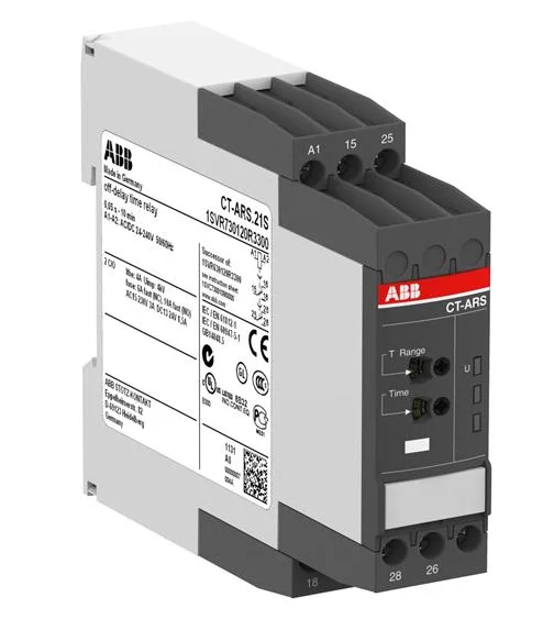 

Реле времени для ABB-China 2n/o 24-48VDC 24-240VAC 1SVR730210R3300 CT-SDS.22S Star-delta