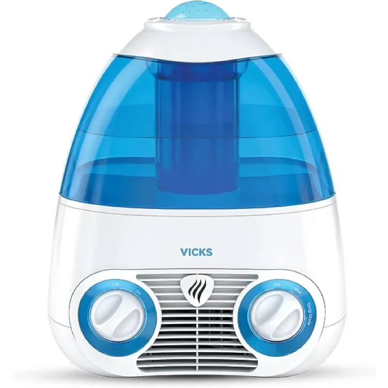 

Vicks Starry Night Filtered Cool Mist Humidifier, Medium to Large Rooms, 1 Gallon Tank – Cool Mist Humidifier for Baby