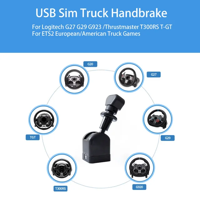 Freno A Mano Per Simulatori Di Guida - Compatibile Con G29, G920, G923 - USB Plug & Play - Foto 10