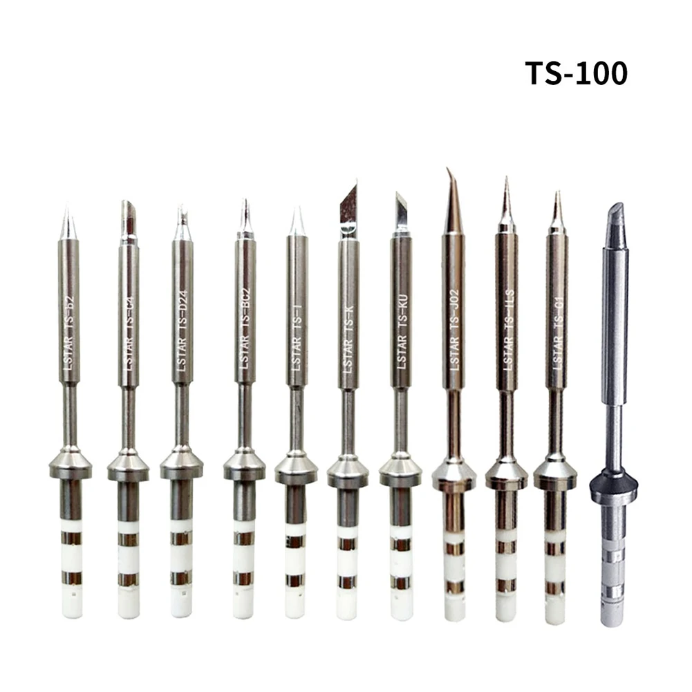 

TS100 Soldering Iron Tips Replacement Accessories Electric Solding PCB TS-I K DIY Soldering Station Kits