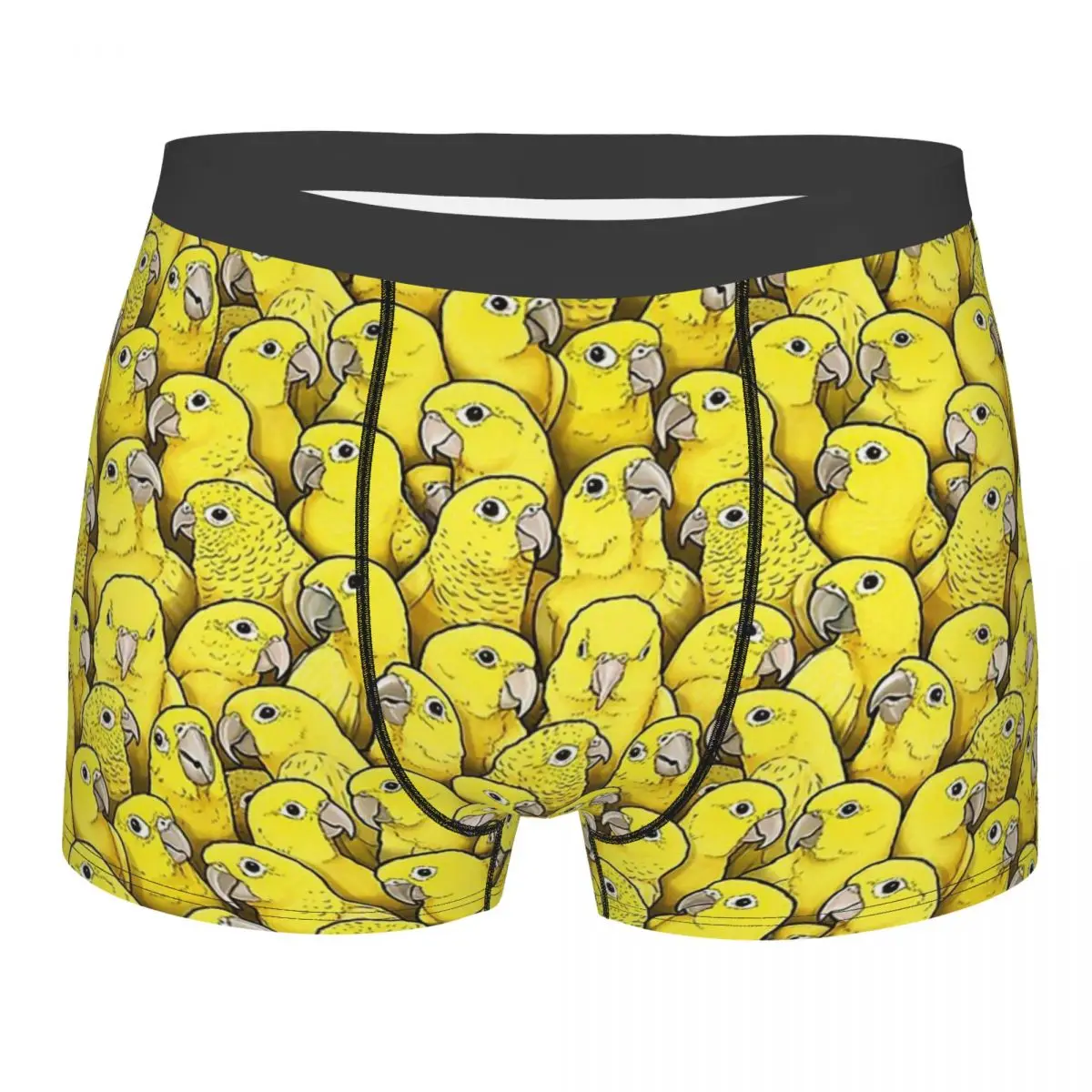 

Golden Conures Parrot Bird Underpants Cotton Panties Man Underwear Print Shorts Boxer Briefs