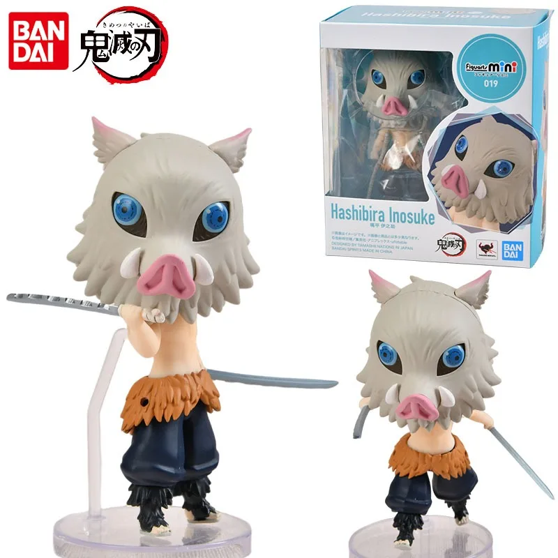 

Bandai Genuine Figuarts Mini Demon Slayer Anime Figure Hashibira Inosuke Action Toys for Kids Gift Collectible Model Ornaments