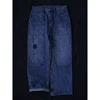 Second Order Double Knee Carpenter Jean Washed Selvage Denim Work Pants For Men 1