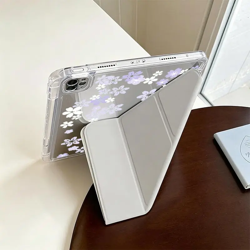 Tri-Fold Tablet Case with Pencil Holder for Samsung Galaxy Tab – Premium Protective Cover
