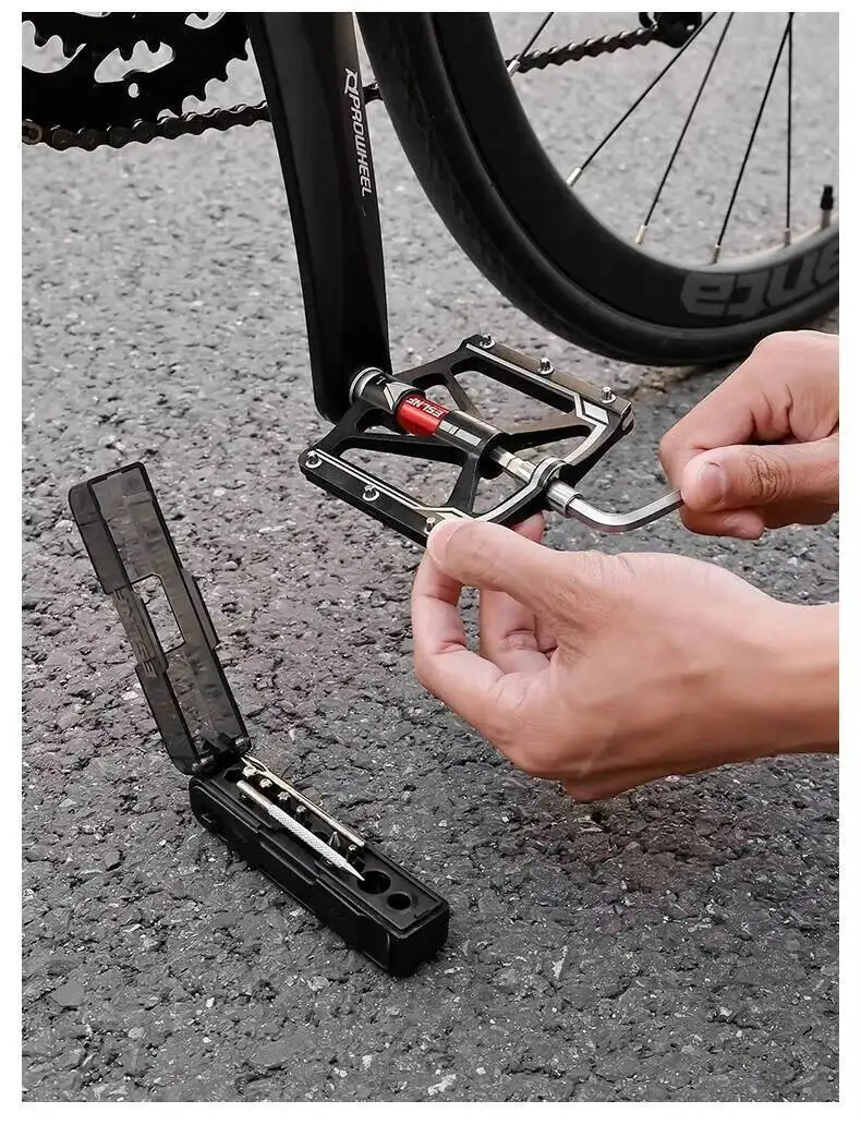 ESLNF Fahrrad-Multifunktionswerkzeug-Set, hochfestes, tragbares Reifenreparatur-Schraubenschlüssel-Set für MTB, Rennrad, Fahrradzubehör – Detail 15
