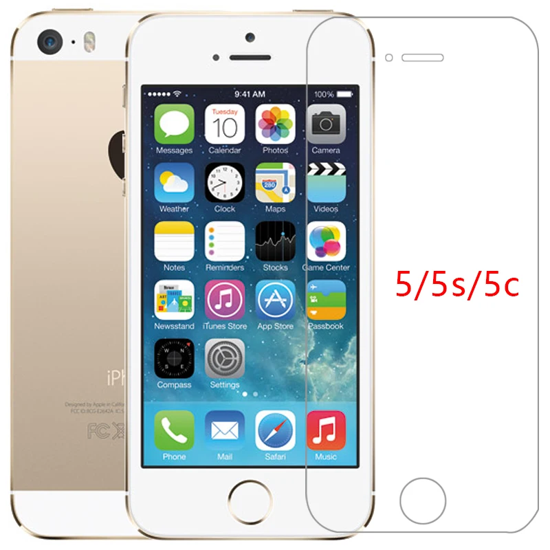 Custodia Per Iphone 5 5S 5C Cover Proteggi Schermo In Vetro Temperato Su Iphone5 S C Iphone5C S5 C5 Coque 360 I Phone Iphon Iphoe Ipphne