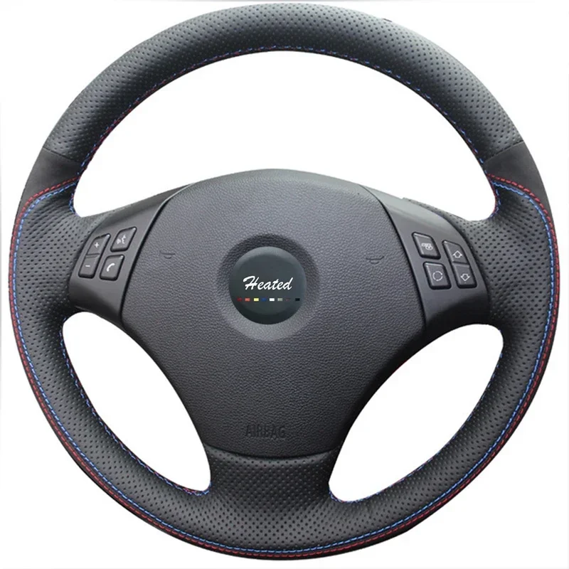 

Steering Wheel Cover for BMW E90 320 318i 320i 325i 330i 320d X1 328xi 2007 Braid on The Steering Wheel Capa Para Volante