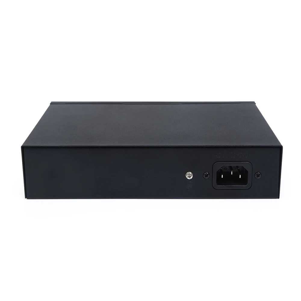 HDK IP 비디오 도어폰 시스템용 8개의 PoE 포트와 2개의 업링크 이더넷 IEEE 802.3af/at 포트가 있는 10포트 100M PoE 스위치