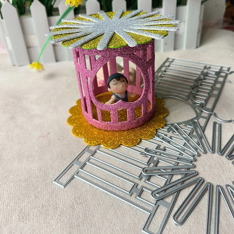 

New Round lanterns metal cutting die mould scrapbook decoration embossed photo album decoration card making DIY handicrafts