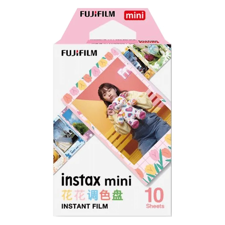 10 Sheets Fujifilm Instax Mini 11 8 9 Film Flower color palette Fuji Instant Photo Paper For 70 7s 50s 90 25 Share SP-1 Camera