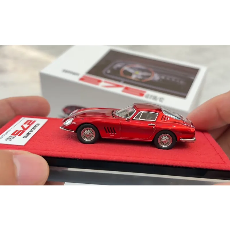 새로운 재고 있음 Gfcc 1:64 275 Gtb/C Gt 쇼 리미티션 시뮬레이션 합금 미니어처 다이캐스팅 자동차 모델 맞춤형 장난감 선물 컬렉션