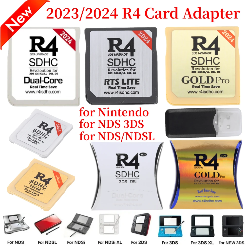 Adaptador-SDHC-R4-Pro-tarjeta-de-memoria-para-videojuego-R4I-SDHC ...