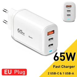 Essager 65W GaN USB-C Fast Charger - EU White A 2C