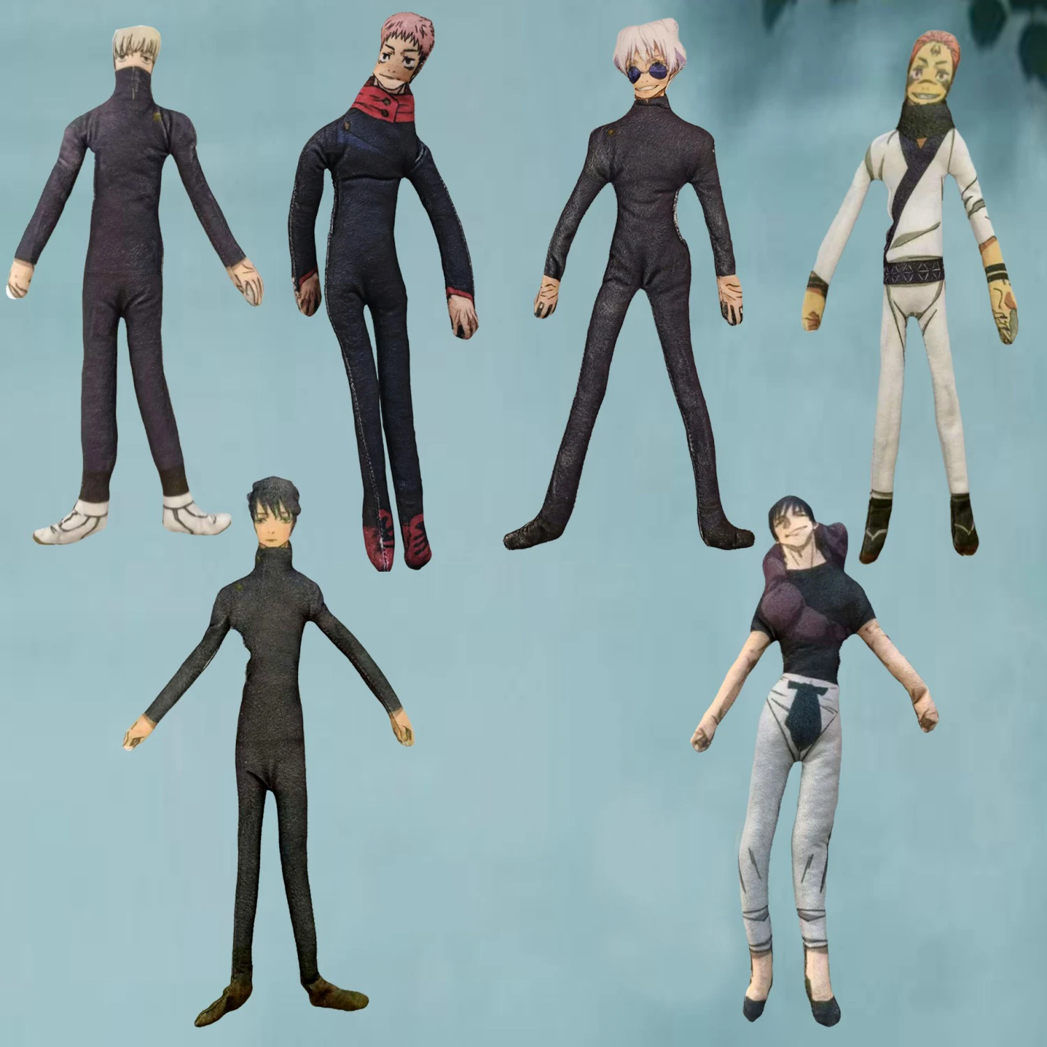Plush Toy Plush Doll Action Figures Toys Anime Ornament Anime Jujutsu Kaisen Satoru Gojo Fushiguro Megumi Itadori Yuji