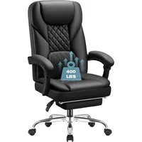 Office Chair with Footrest Ergonomic High Back Design Executive Computer Desk Chair400lbs, 1