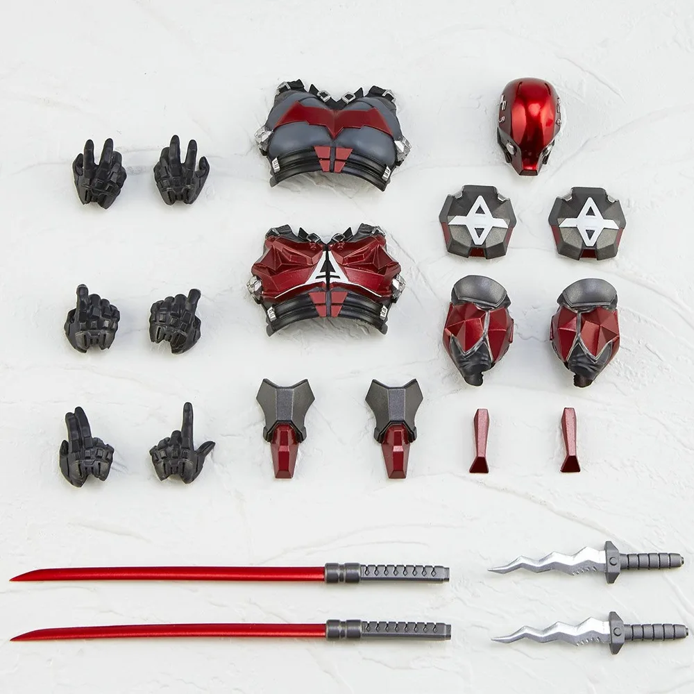 AMAZING YAMAGUCHI Arkham Knight Red Hood Robin Batman Action Figures 5