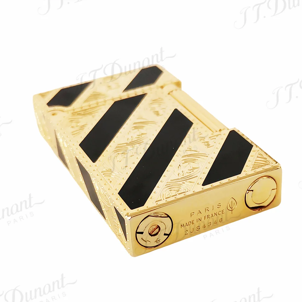 Luxury Brand Lighter Brass Lacquer Engraving Cigar Tobacco Smoking Cigarette Accessories Man Father Gifts Inflatable Butane Gas 5