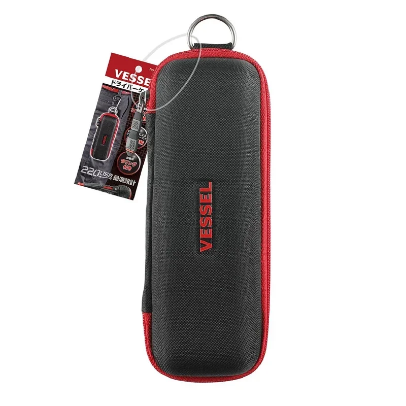 VESSEL Thickened Toolkit Multifunctional Small Electric Screwdriver Driver Storage Belt Pouch NO.TPC-10 6