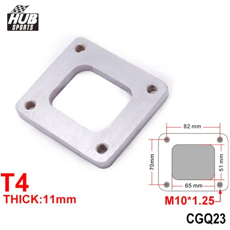 T4 Turbo Manifold Inlet Weld Flange 11mm thick Mild Steel HU-CGQ23 |