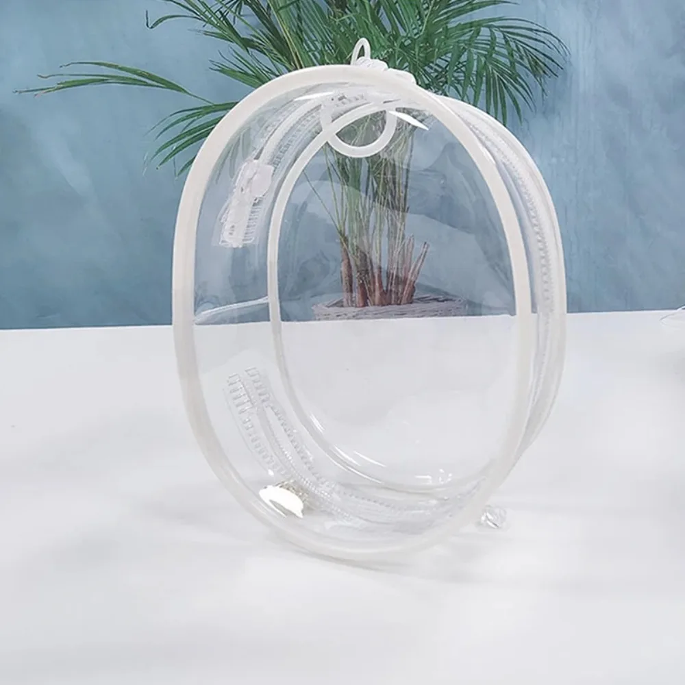 Transparent Thicken Storage Pouch Storage Pouch Display Pouch 10cm Display Storage Bags Thicken Keychain Bag Out Bag Bag