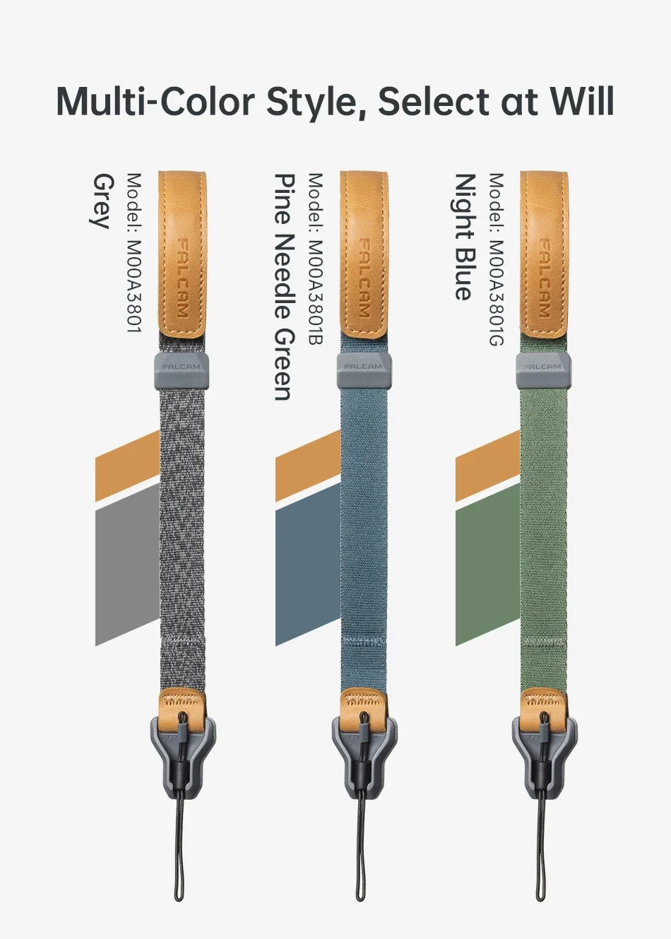 FALCAM Maglink Magnetic Wrist Strap - Quick Release Buckle, Secure Grip for DSLR