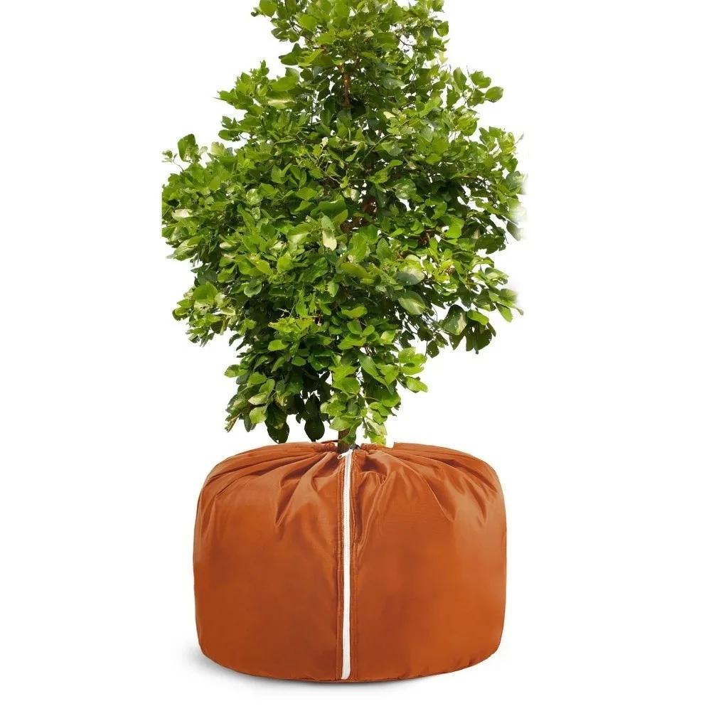 Oxford Cloth Winter Plant Cover Reusable With Zipper Plant Protection Cover Waterproof Thermal Protection Anti-Freezing Bag