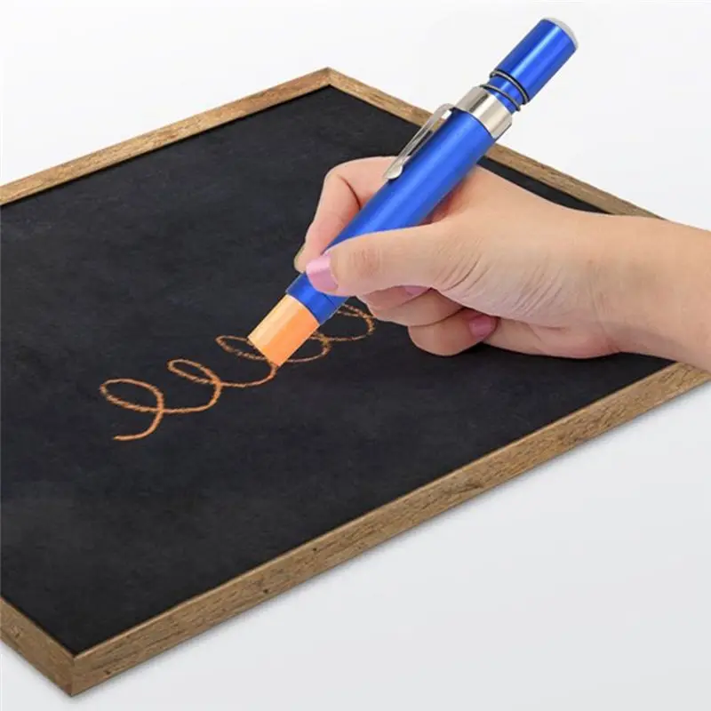 GW-교사용 분필 세트 분필 클립 먼지 없는 분필 폴더 분필 홀더 분필 연장기 알루미늄 합금 분필 클립